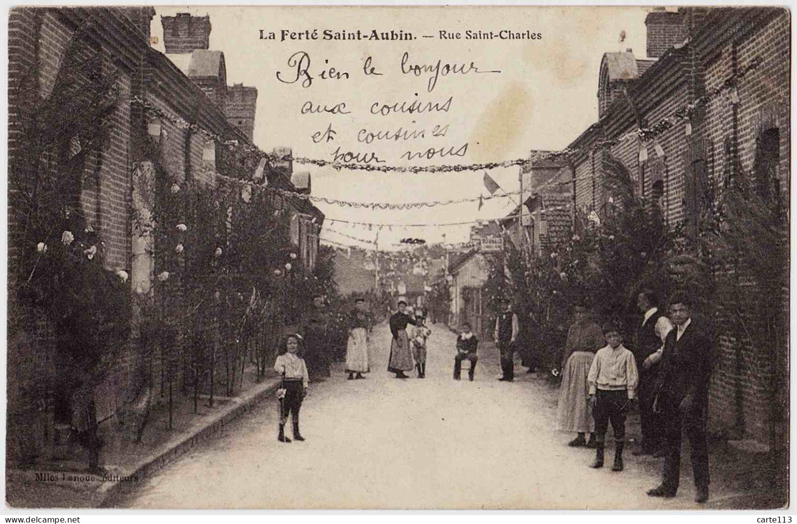 45 - B23132CPA - LA FERTE SAINT ST AUBIN - Rue Saint Charles - Très Bon état - LOIRET - La Ferte Saint Aubin