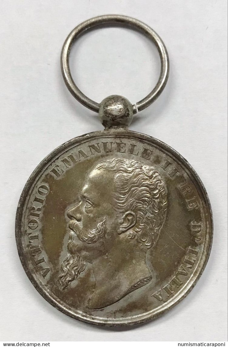 Vittorio Emanuele II°  Medaglia Guerre Per L'Indipendenza E L'Unità D'Italia E 034 - 1861-1878 : Vittoro Emanuele II