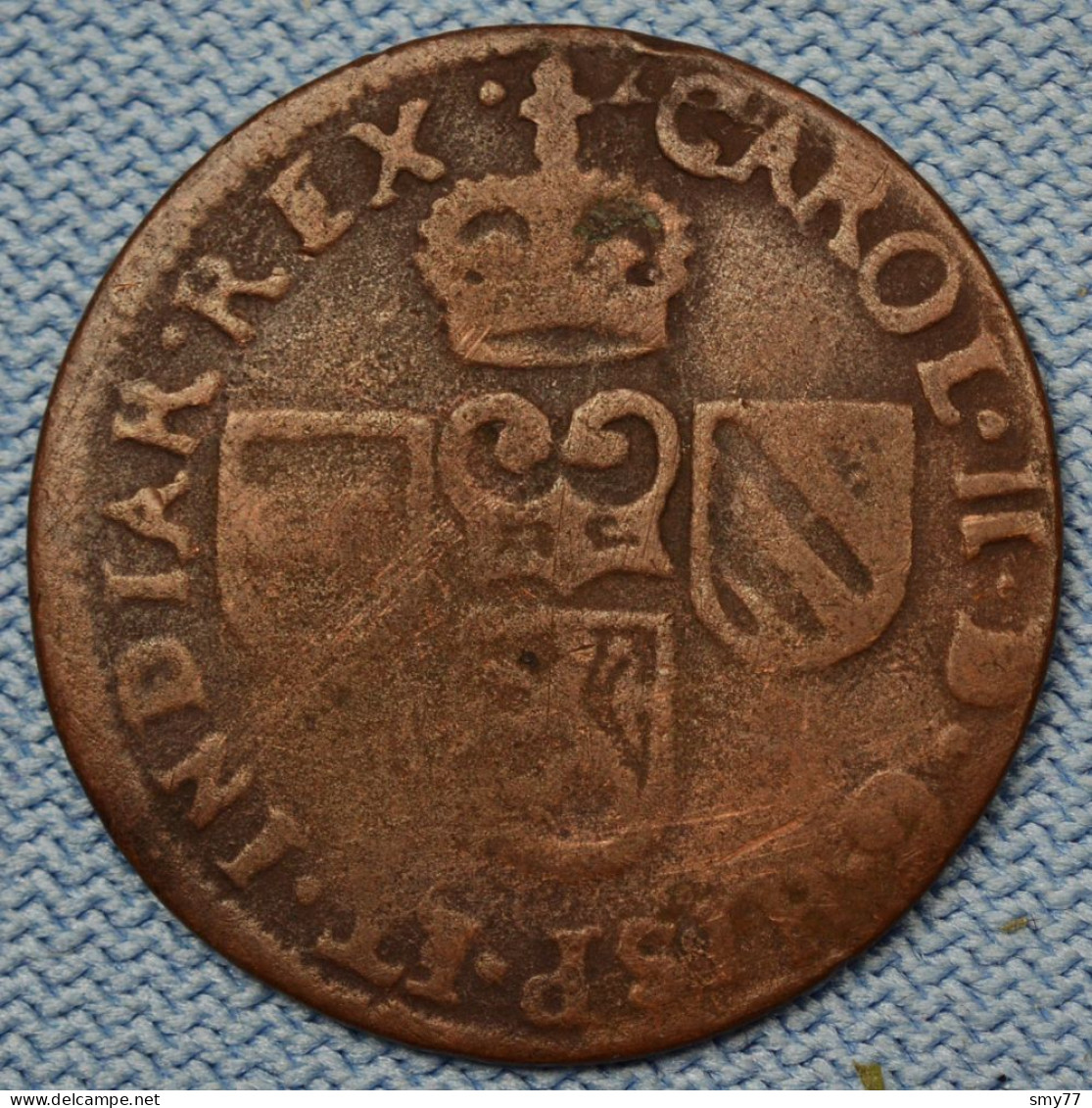 Vlaanderen / Flandre • Liard  / Oort 1693 • Charles II / Karel II • Spanish Netherlands  • [24-566] - 1556-1713 Pays-Bas Espagols