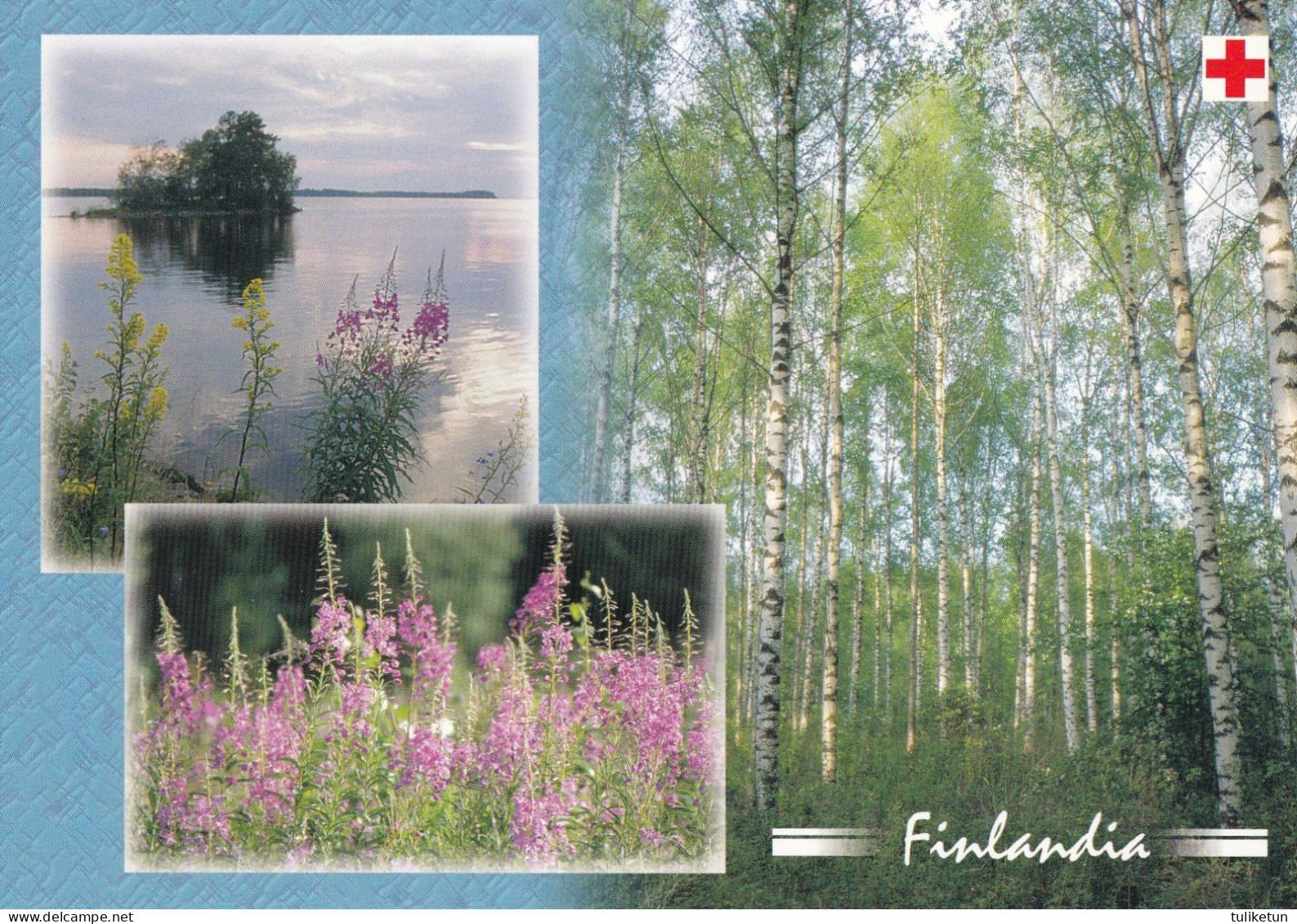 Postal Stationery - Summer Landscape - Lake - Red Cross 2003 - Finlandia - Suomi Finland - Postage Paid - Postal Stationery