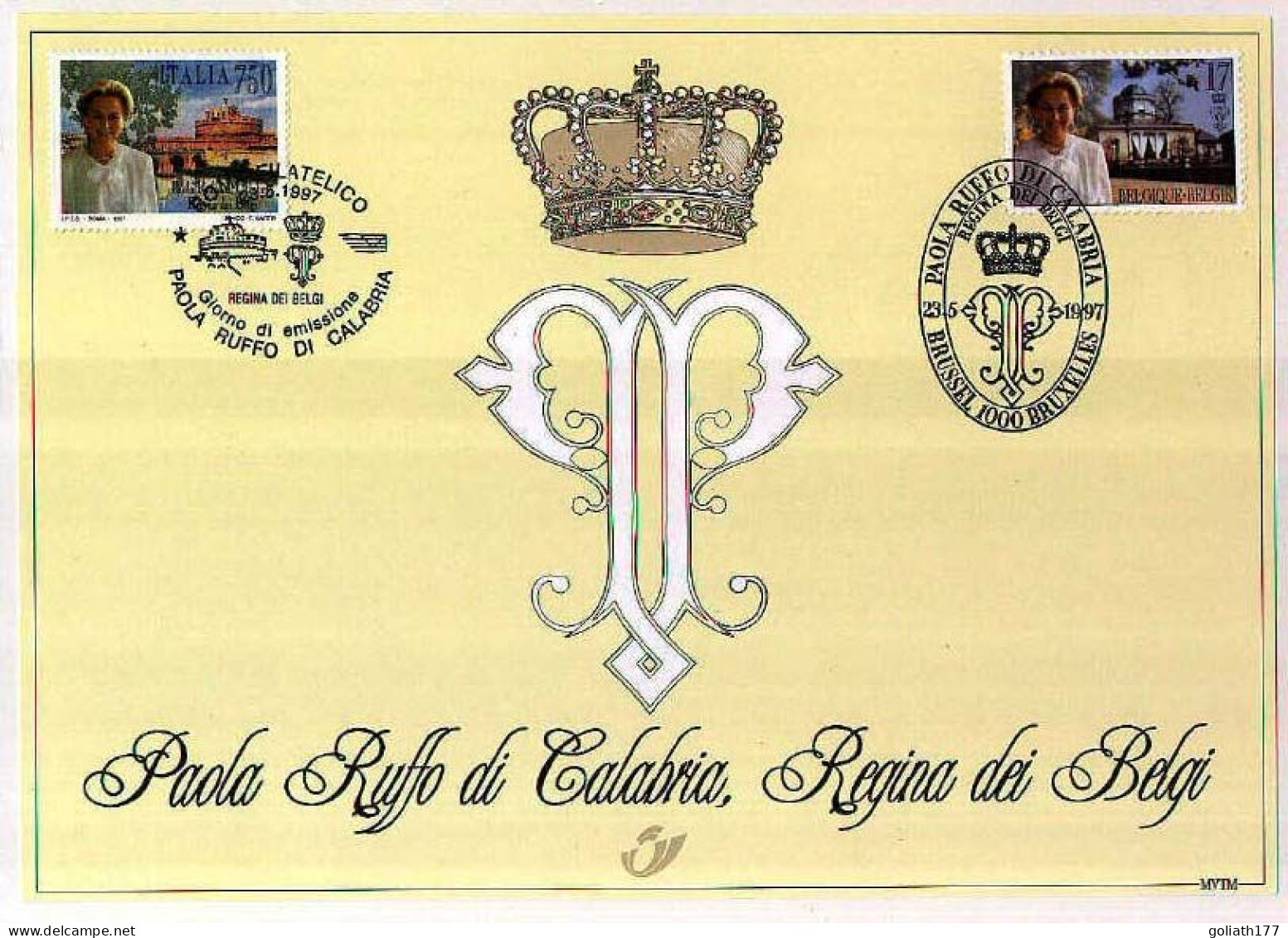 2706HK - Herdenkingskaart "Koningin Paola" - Cartoline Commemorative - Emissioni Congiunte [HK]