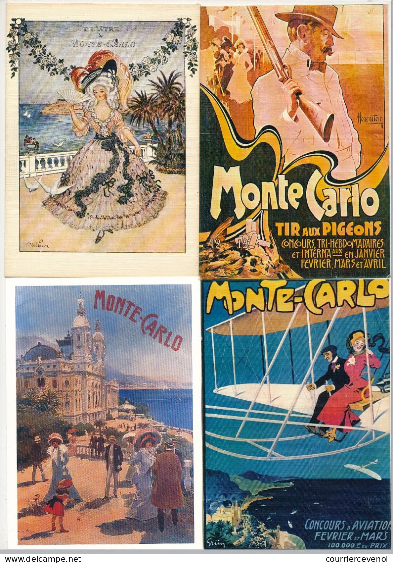 10 CPM - Reproductions D'affiches Anciennes Relatives à Monte-Carlo - Monte-Carlo