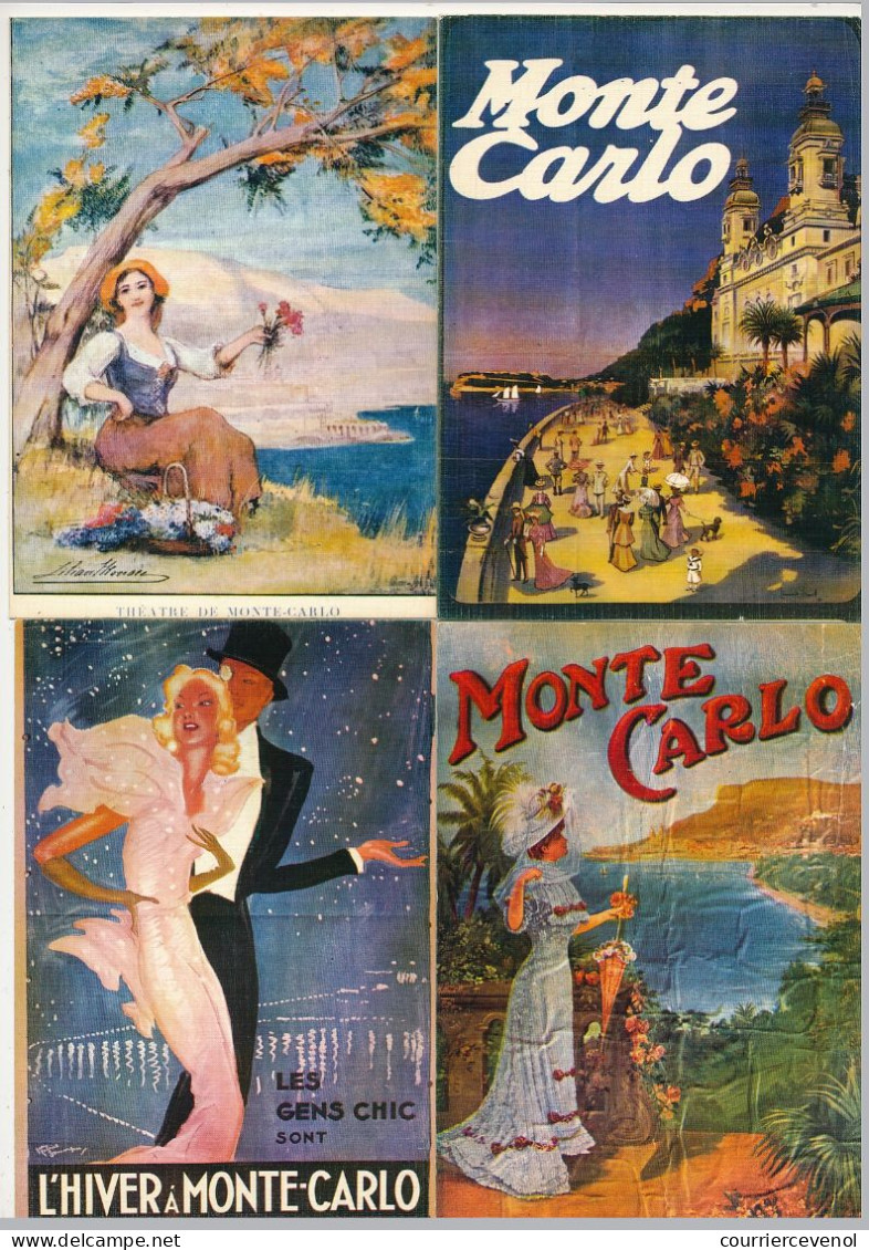 10 CPM - Reproductions D'affiches Anciennes Relatives à Monte-Carlo - Monte-Carlo