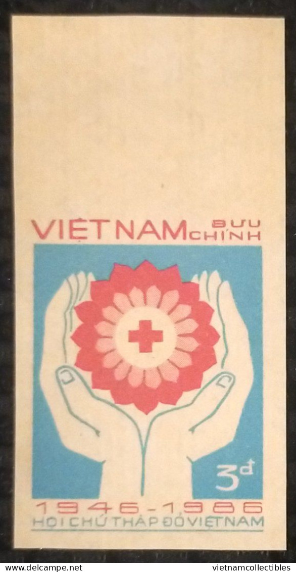 Vietnam Viet Nam MNH Imperf Stamp 1986 : 40th Anniversary Of Vietnamese Red Cross (Ms501) - Vietnam