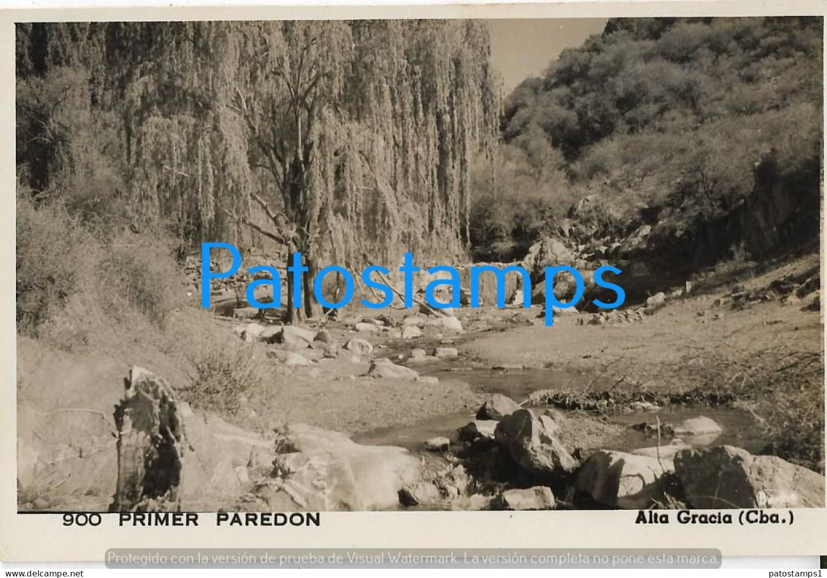 226673 ARGENTINA CORDOBA ALTA GRACIA 1º PAREDON PHOTO NO POSTAL POSTCARD - Argentinien