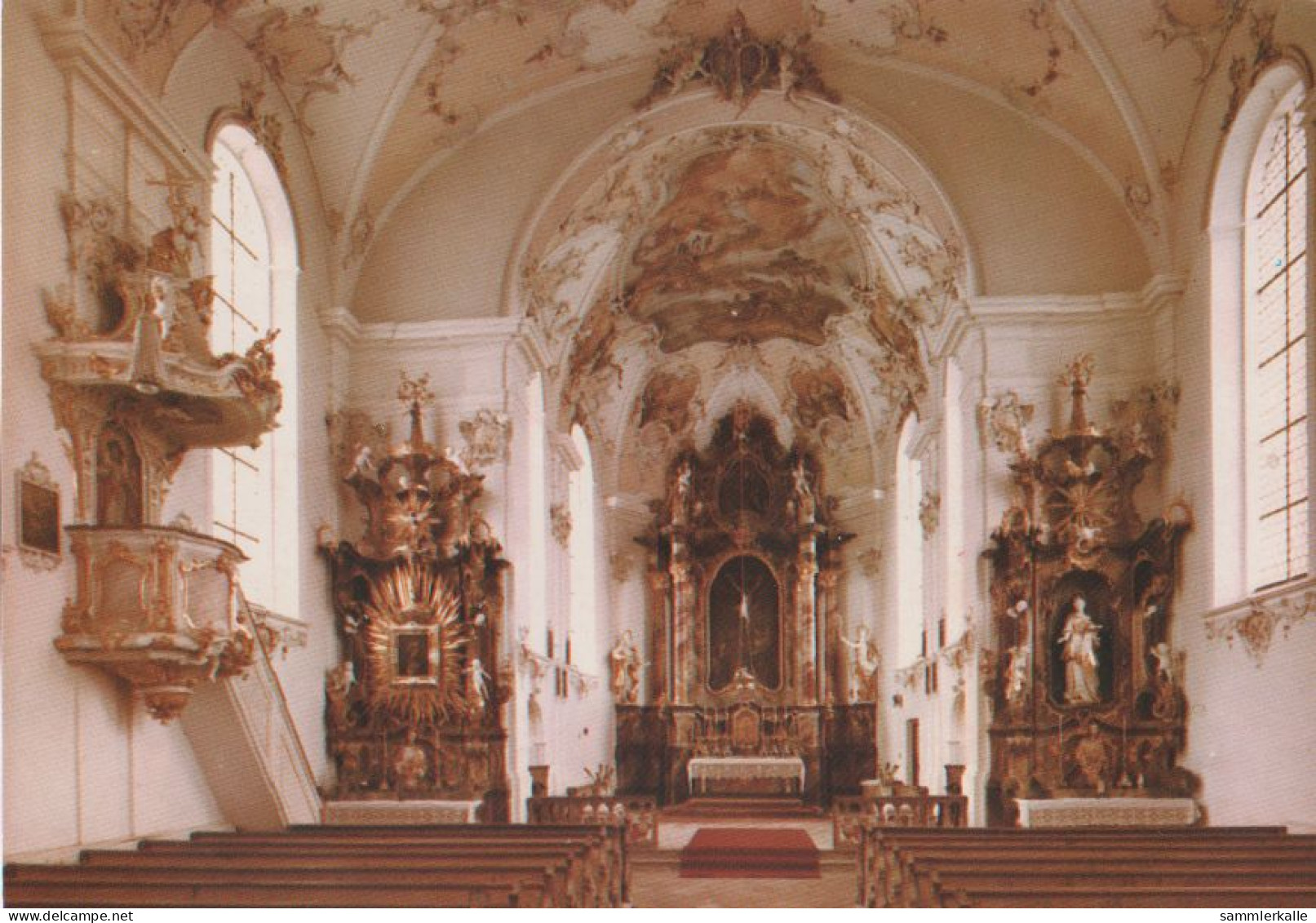 29032 - Wessobrunn - Pfarrkirche - 1994 - Weilheim