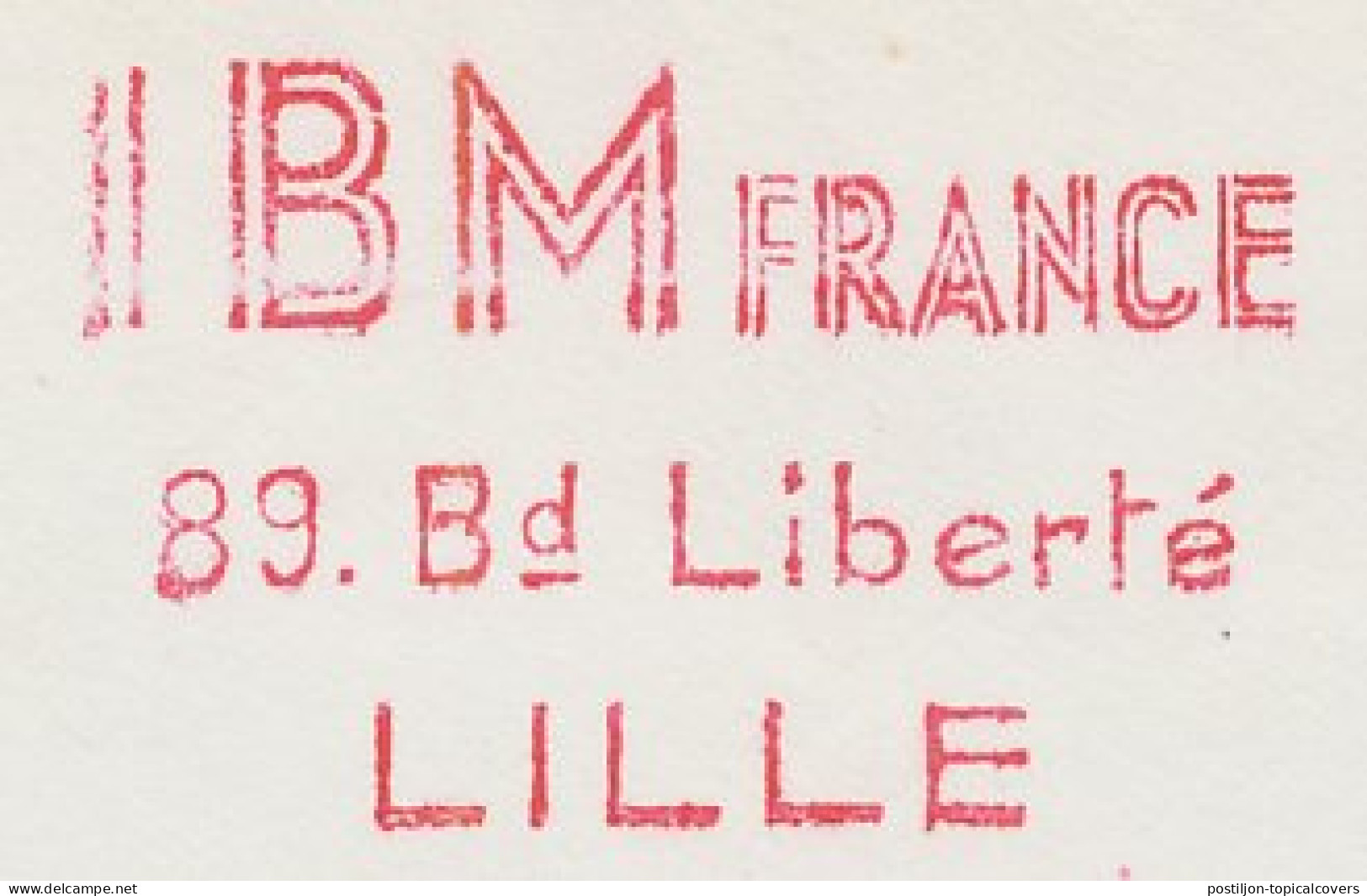 Meter Cut France 1963 IBM France - Computers