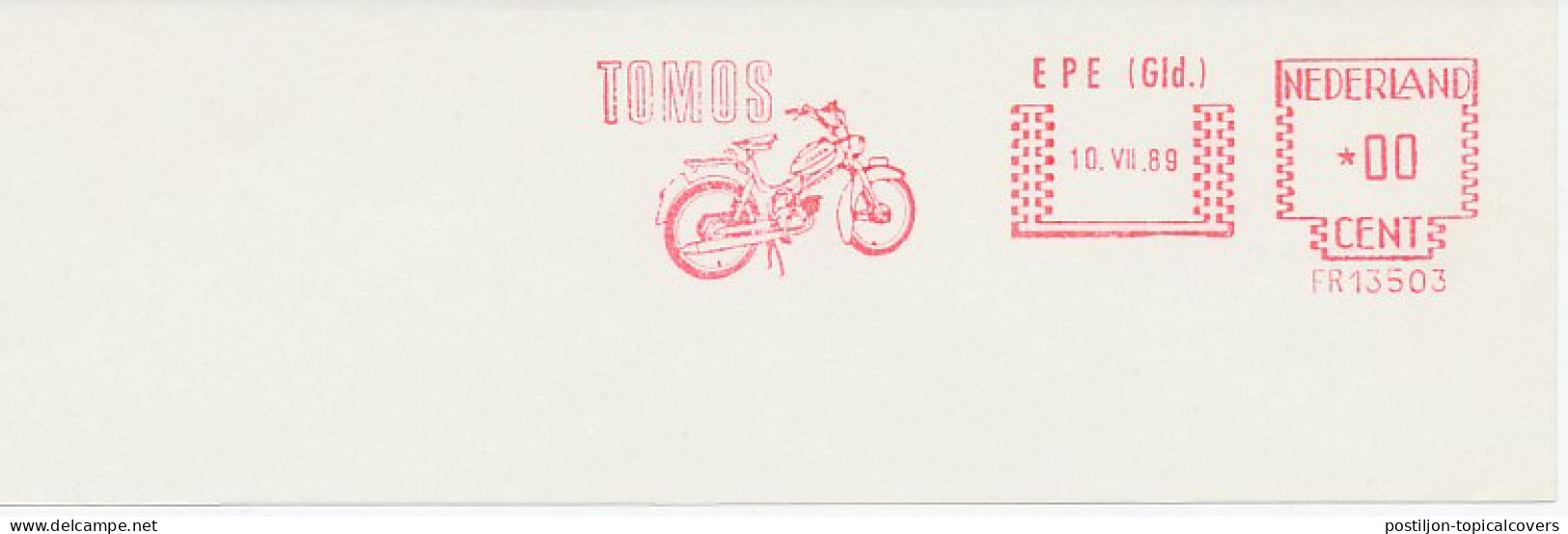 Proof / Test Meter Strip Netherlands 1989 Moped - Tomos - Motorräder