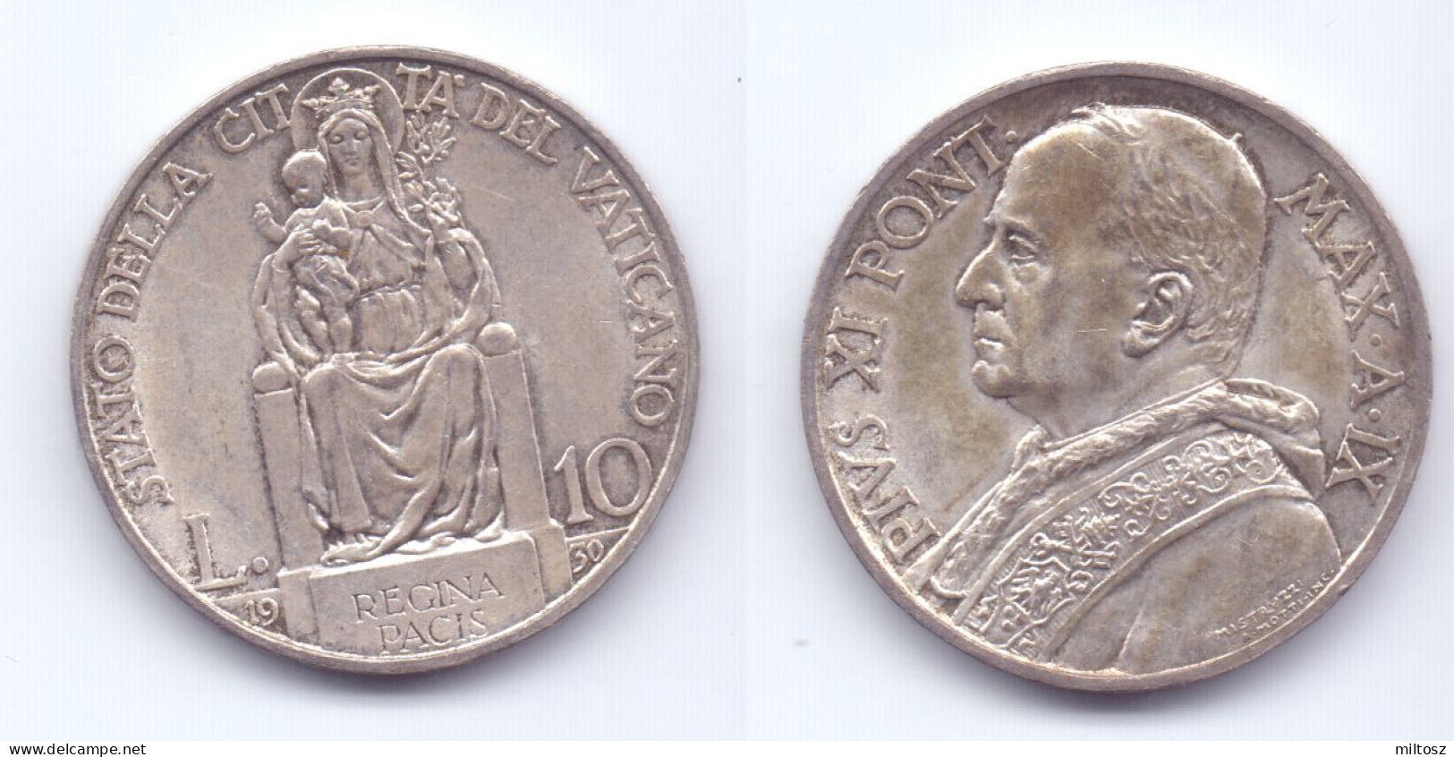 Vatican 10 Lire 1930 - Vatican