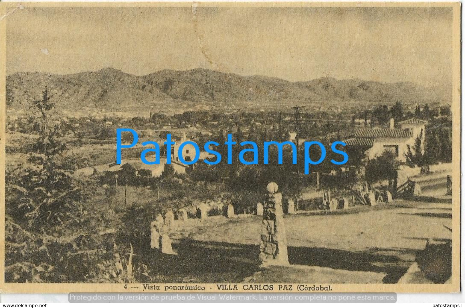 226675 ARGENTINA CORDOBA VILLA CARLOS PAZ VISTA PANORAMICA POSTAL POSTCARD - Argentinien