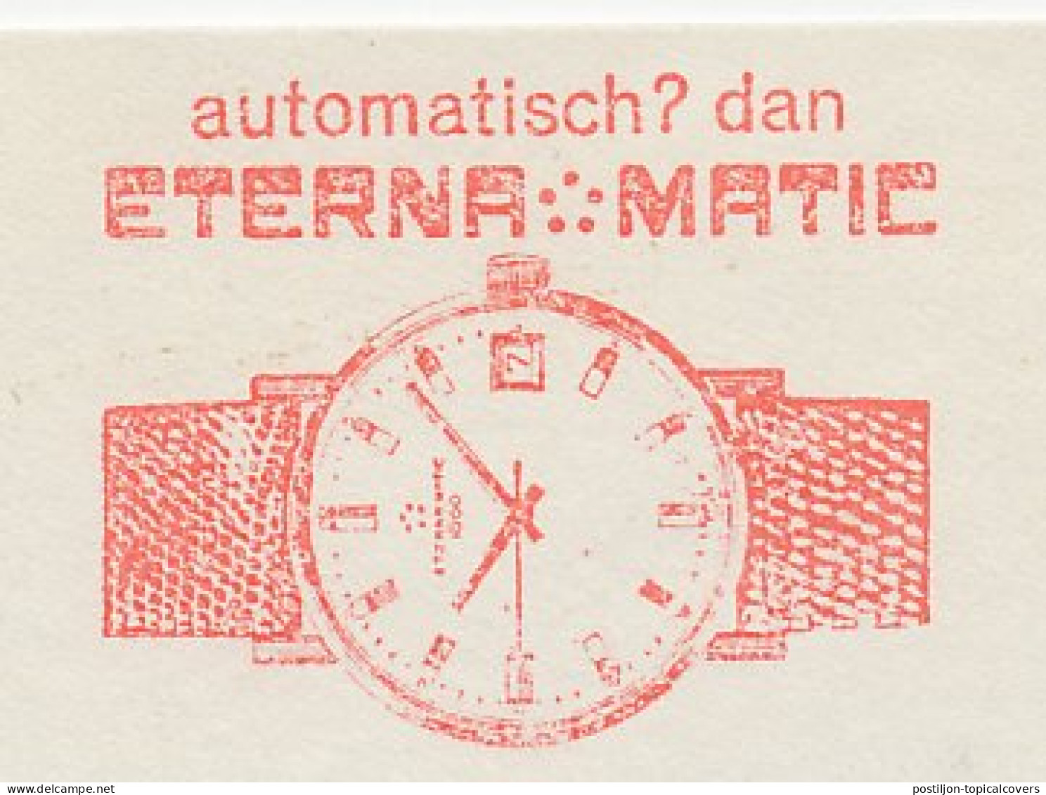 Meter Cut Netherlands 1969 Watch - Eterna Matic - Relojería