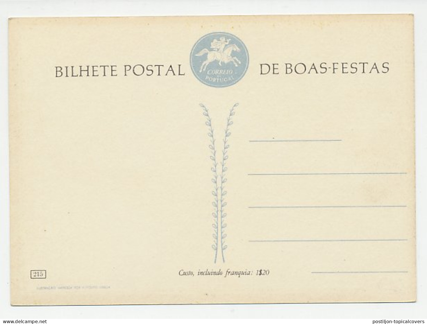 Postal Stationery Portugal Christmas Child Jesus - Kerstmis