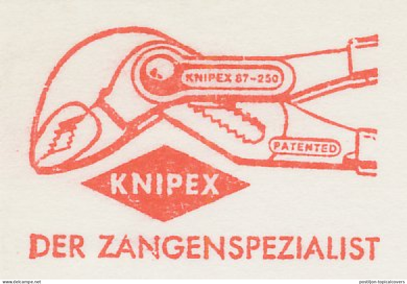 Meter Cut Germany 1995 Water Pump Pliers - Sonstige & Ohne Zuordnung