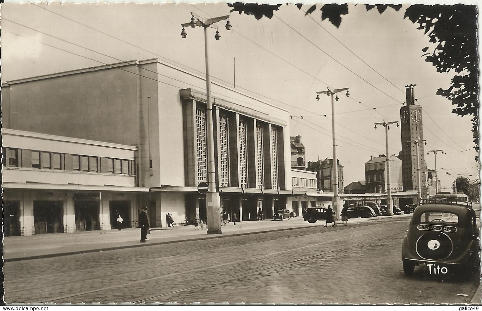 11051  CPSM Le Havre - La Gare, Cours De La République - Estaciones