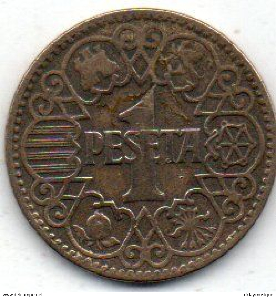 1 Pesetas 1944 - 1 Peseta