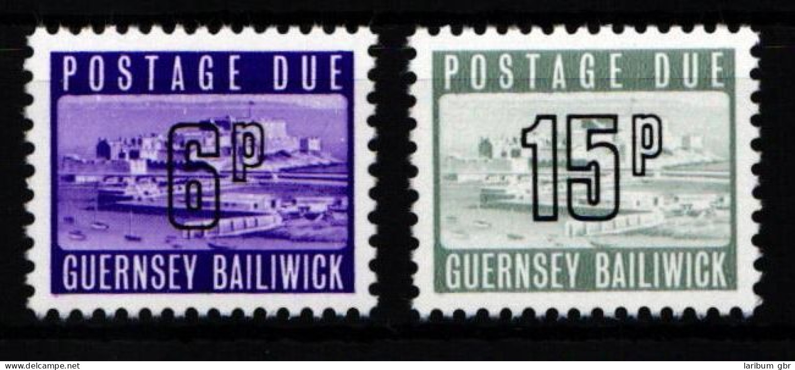 Großbritannien Guernsey Portomarken 16-17 Postfrisch #KI007 - Guernesey