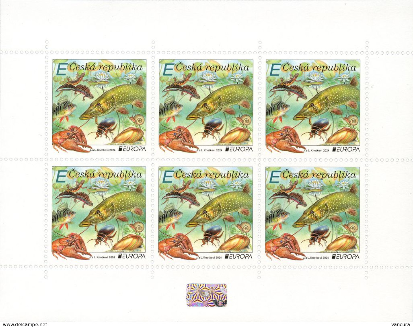 ** 1260 Czech Republic EUROPA 2024 Underwater Life - Ungebraucht