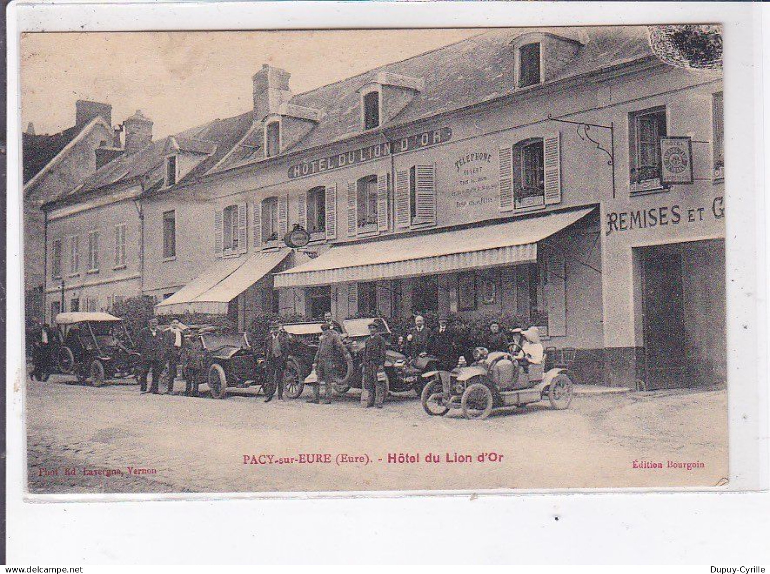 PACY-sur-EURE: Hôtel Du Lion D'or - Très Bon état - Pacy-sur-Eure