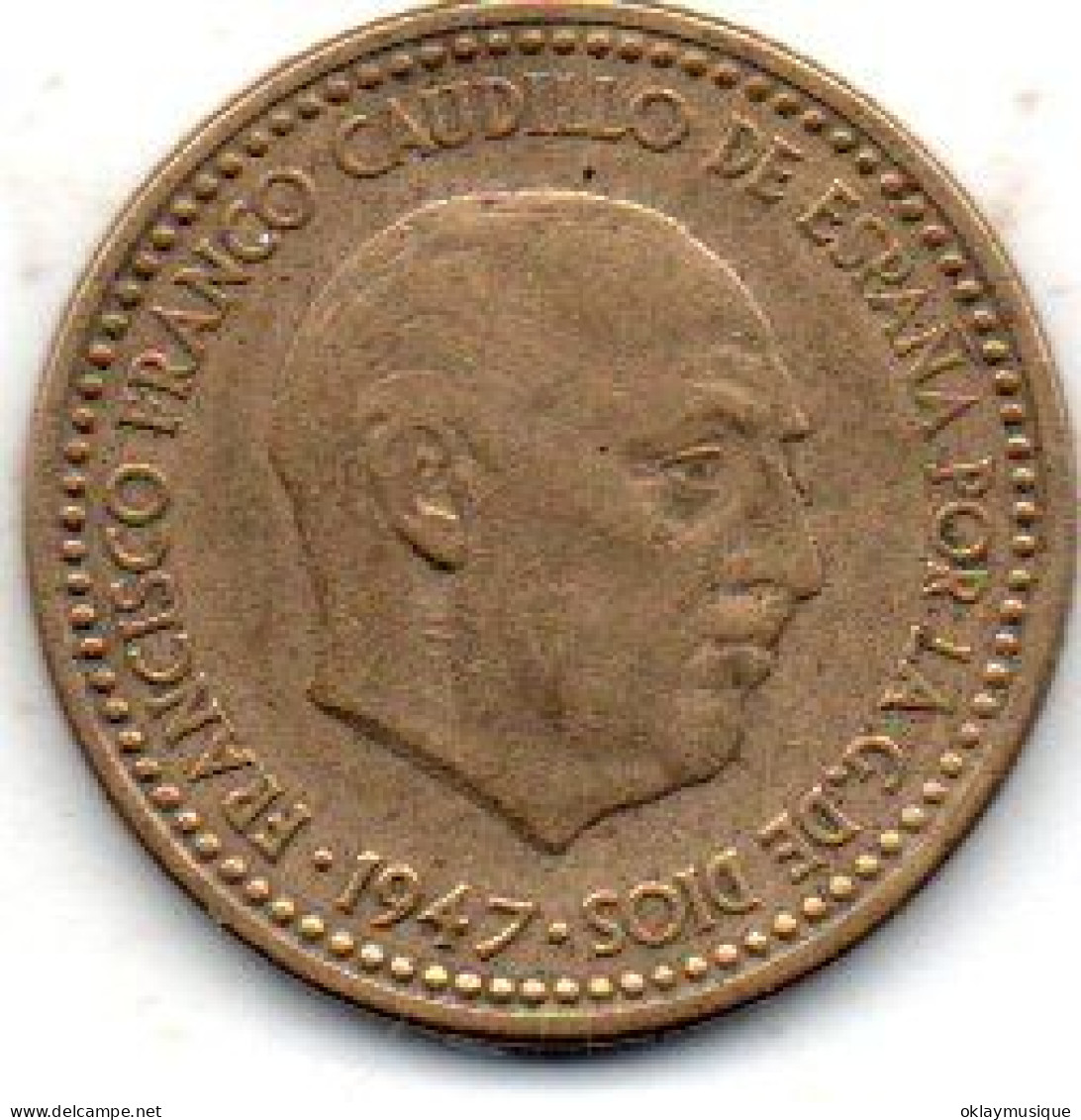 1 Pesetas 1947 - 1 Peseta