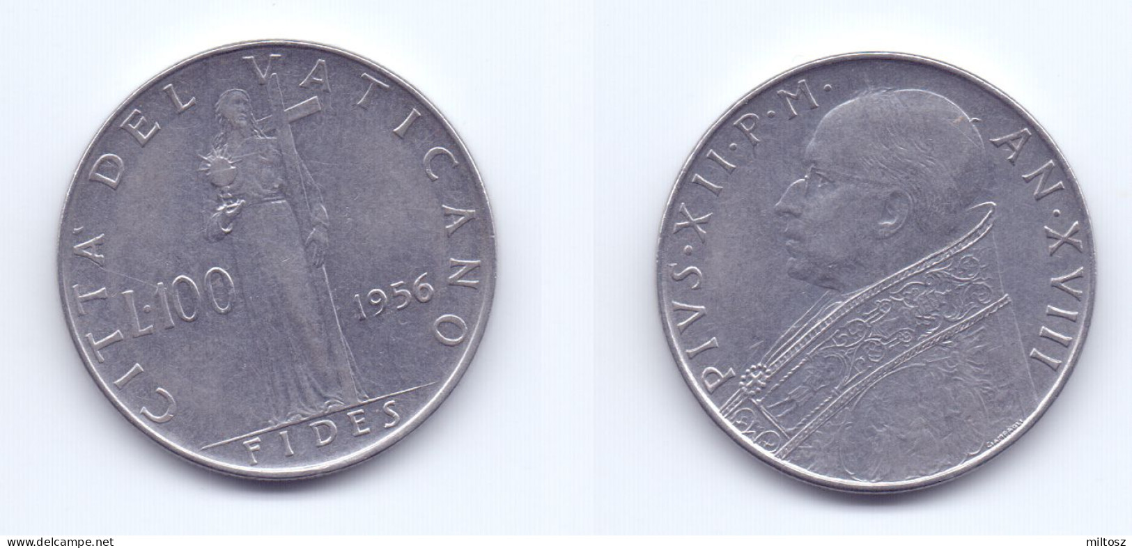 Vatican 100 Lire 1956 - Vatikan