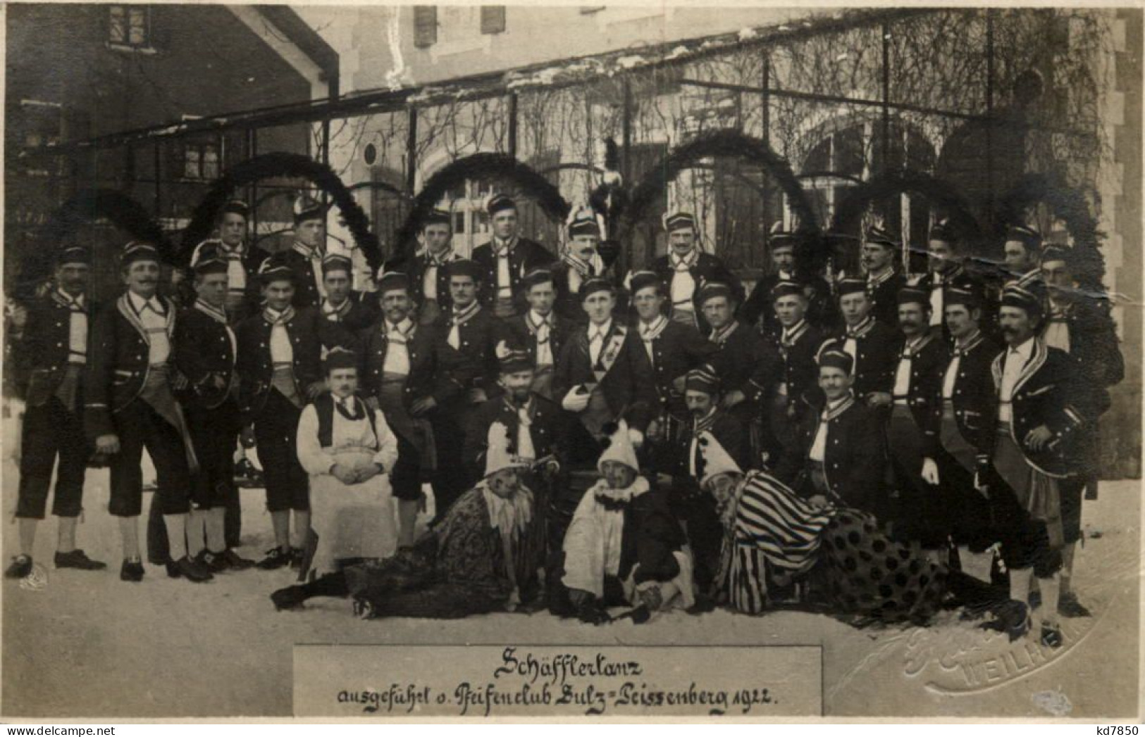 Schäfflertanz Ausgeführt Vom Pfeifenclub Sulz-Peissenberg 1922 - Weilheim - Weilheim