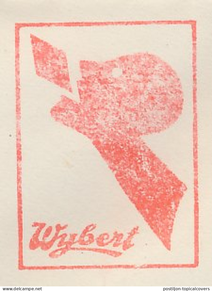 Meter Cover Netherlands 1955 Wybert - Sore Throat Softener - Hilversum - Other & Unclassified