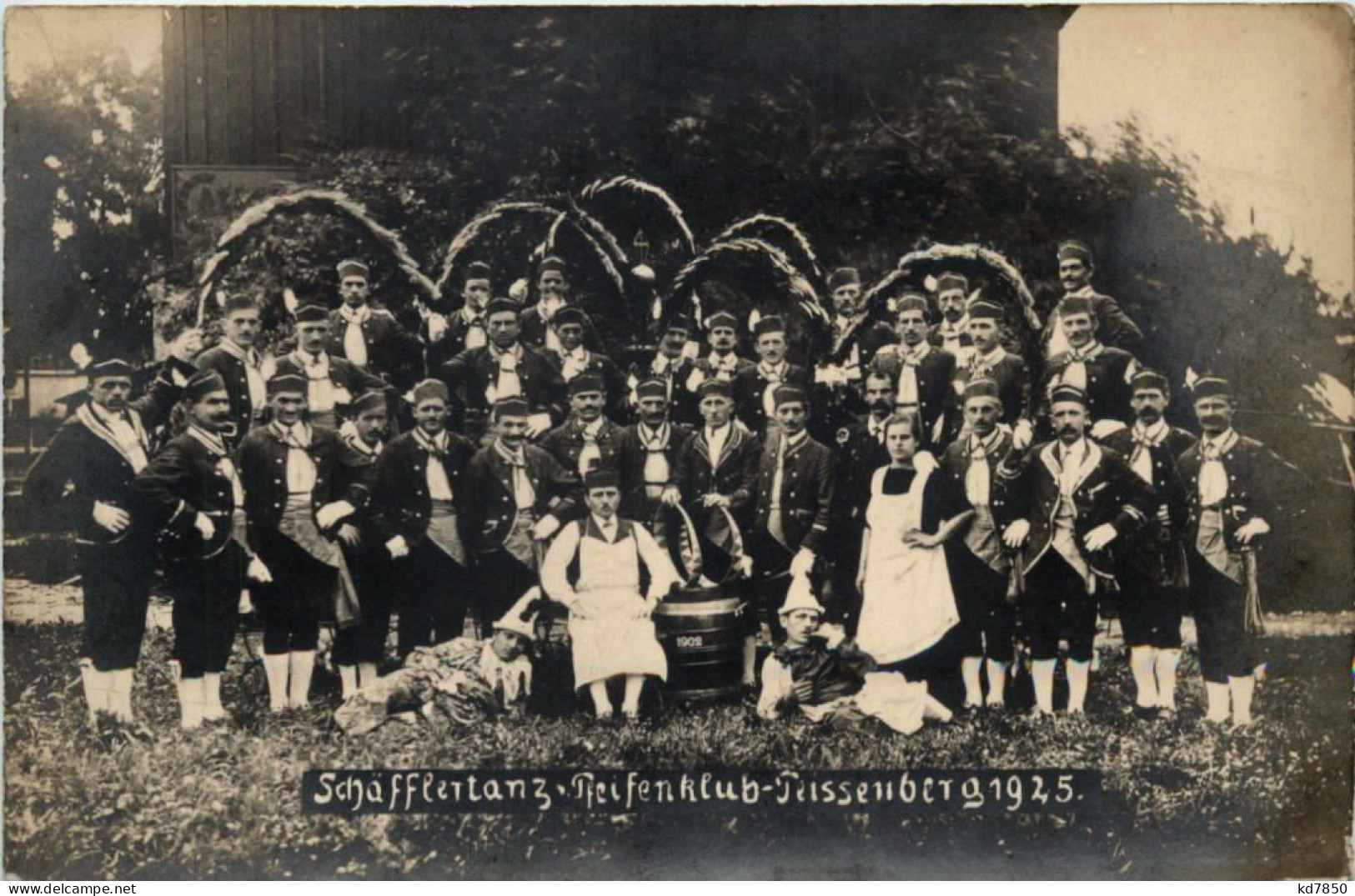 Schäfflertanz Pfeifenclub Peissenberg 1925 - Weilheim