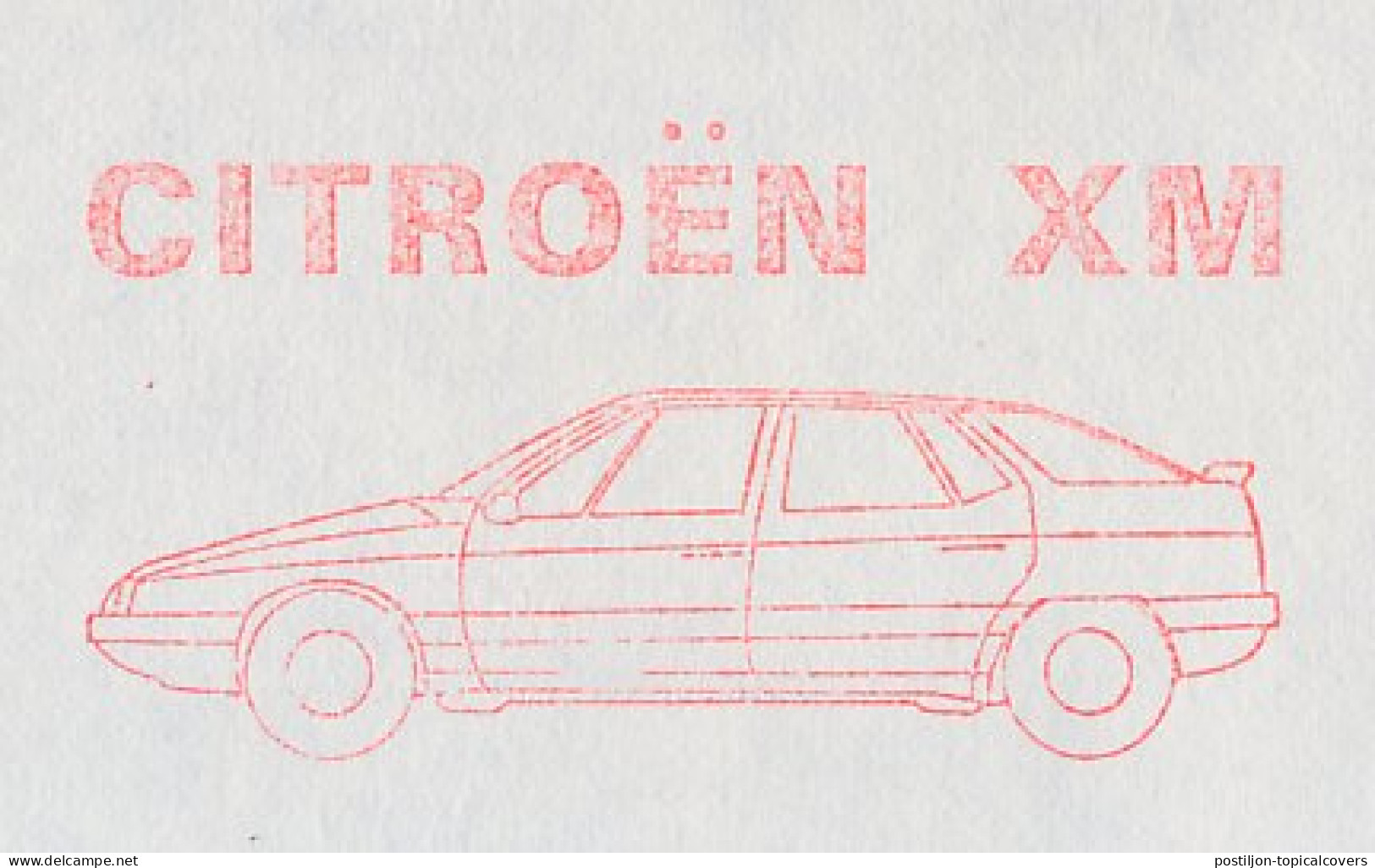 Meter Cover Netherlands 1991 Car - Citroen XM - Cars