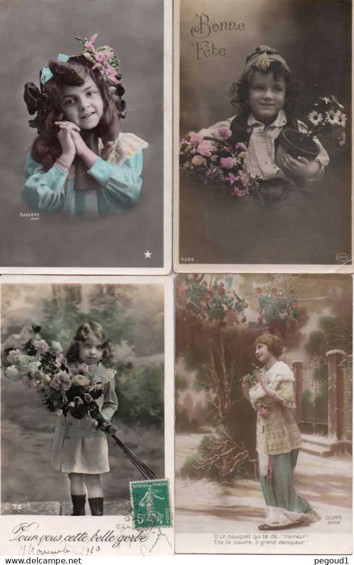 FANTAISIE. ENFANT . LOT 78 CARTES POSTALES. LIVRAISON OFFERTE   Achat Immédiat - 5 - 99 Cartoline