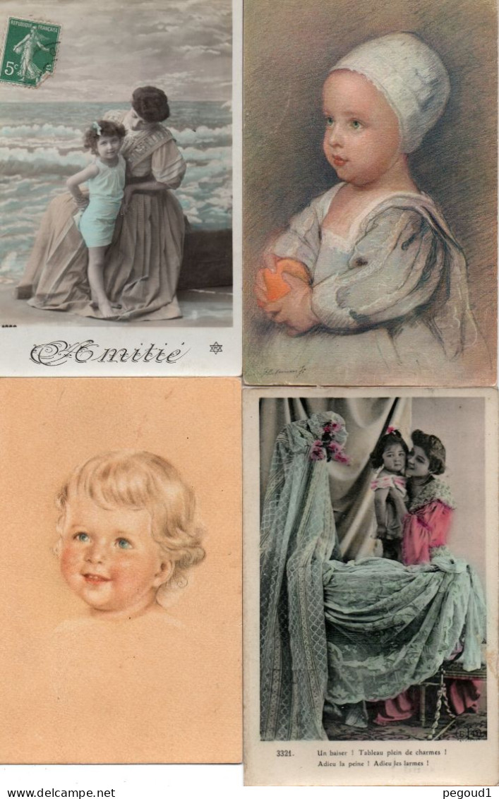 FANTAISIE. ENFANT . LOT 78 CARTES POSTALES. LIVRAISON OFFERTE   achat immédiat