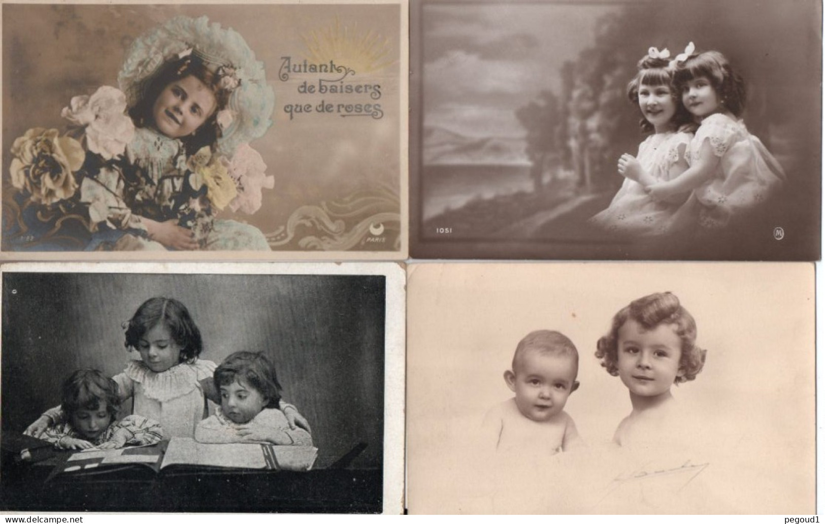 FANTAISIE. ENFANT . LOT 78 CARTES POSTALES. LIVRAISON OFFERTE   achat immédiat