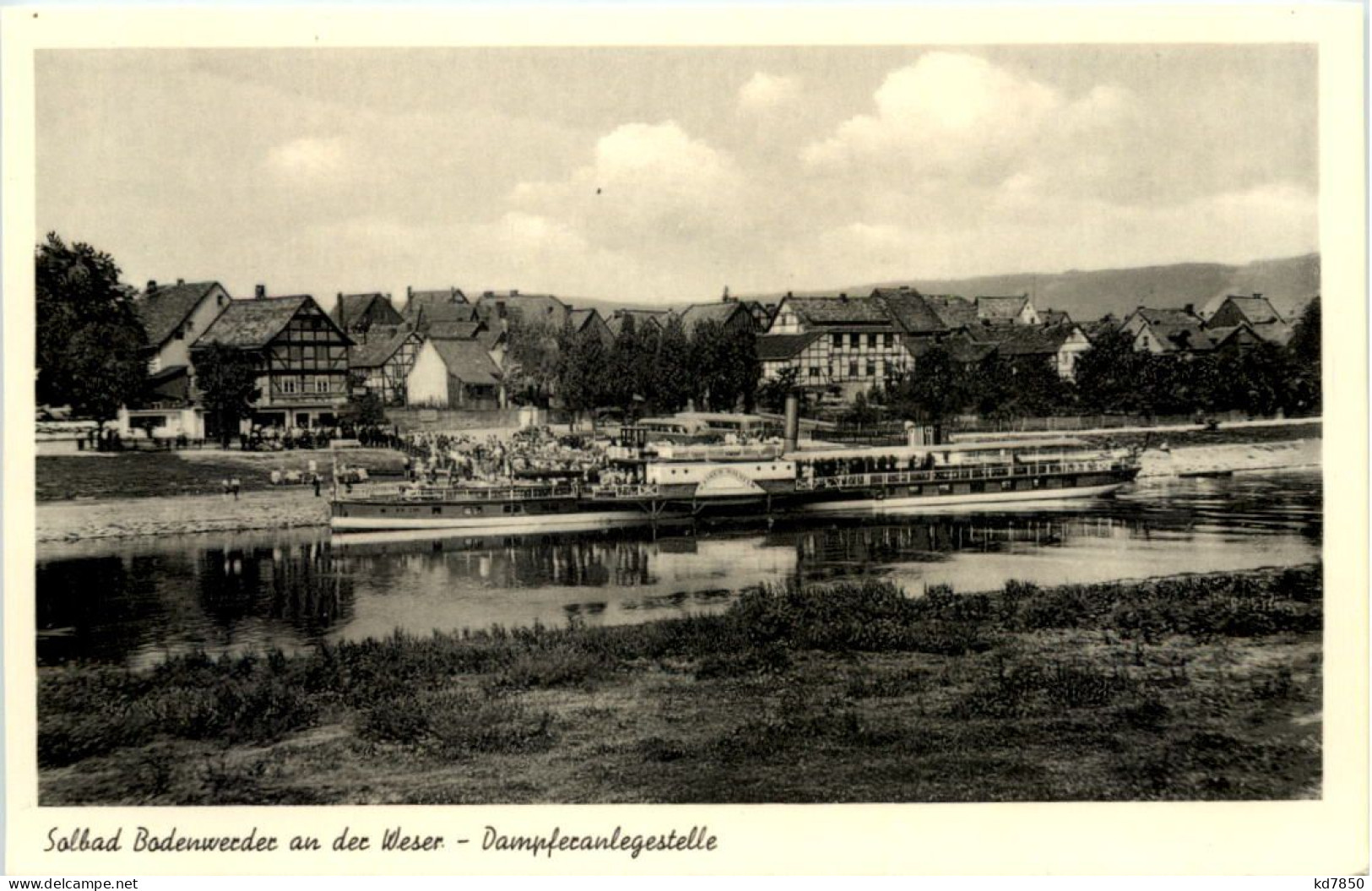 Bodenwerder A D Weser, Dampferanlegestelle - Bodenwerder