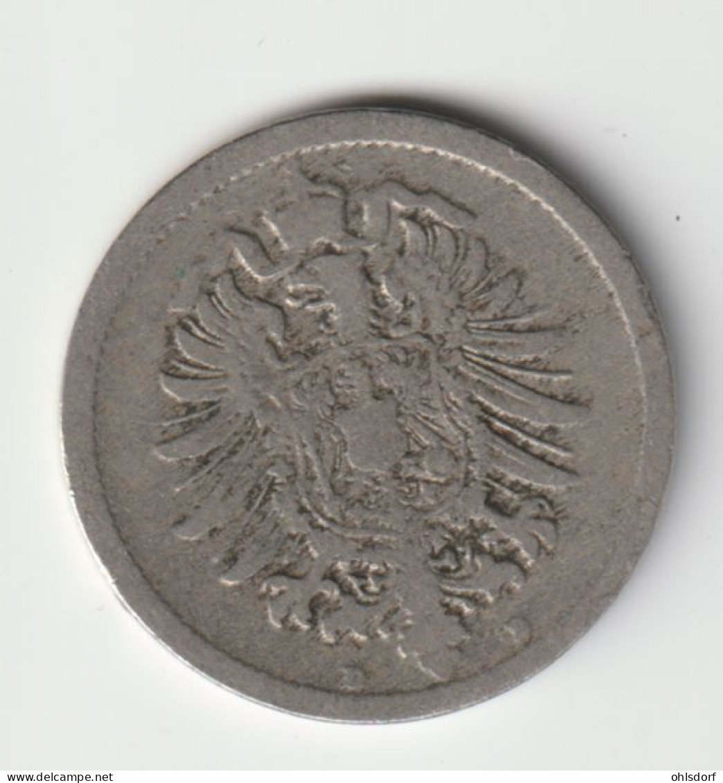 DEUTSCHES REICH 1889 D: 10 Pfennig, KM 4 - 10 Pfennig