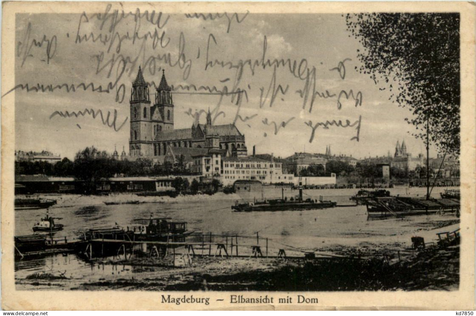 Magdeburg, Elbansicht Mit Dom - Magdeburg