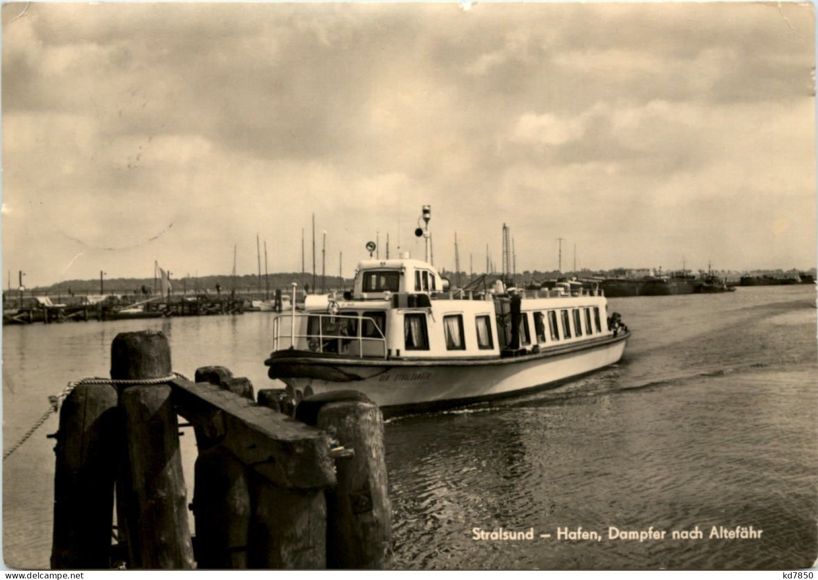 Stralsund, Hafen, Dampfer Nach Altefähr - Stralsund