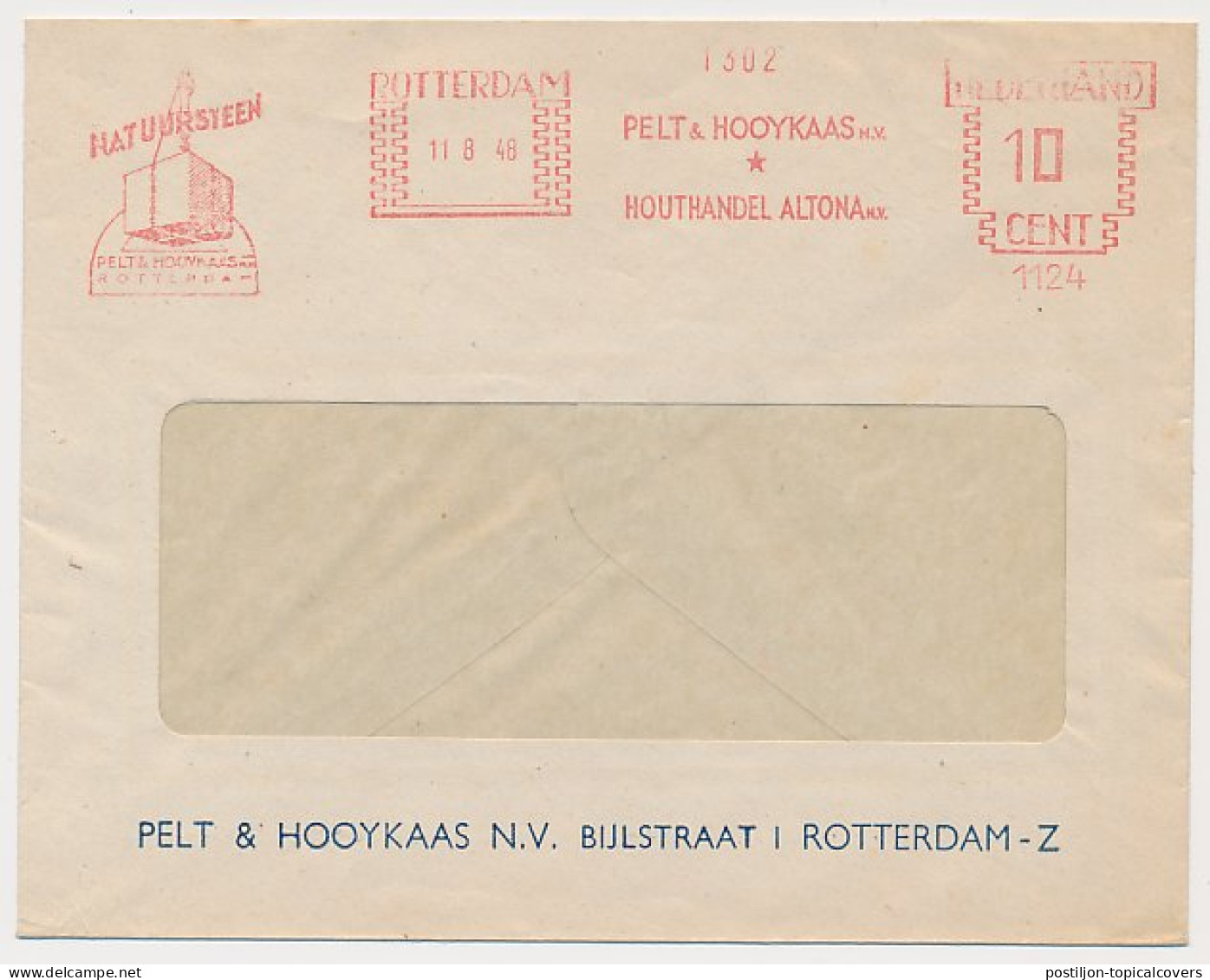 Meter Cover Netherlands 1948 Natural Stone  - Other & Unclassified