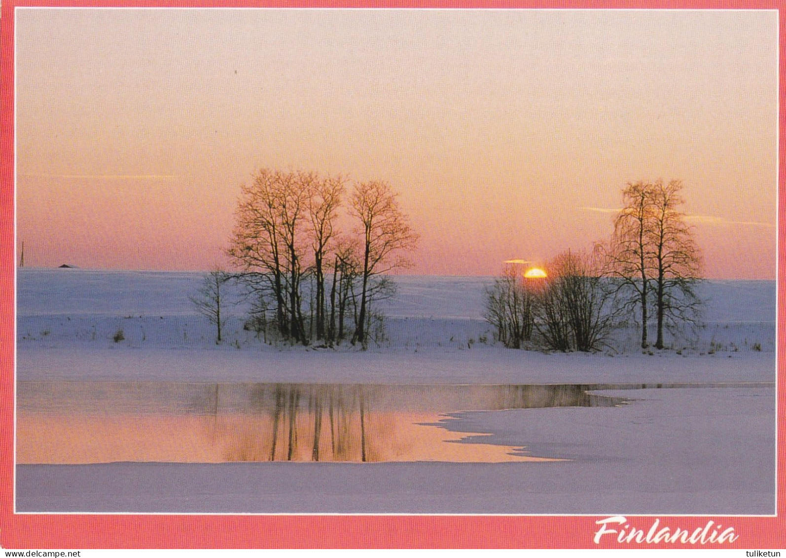 Postal Stationery - Winter Lake Landscape - Red Cross 1991 - Finlandia - Suomi Finland - Postage Paid - Enteros Postales