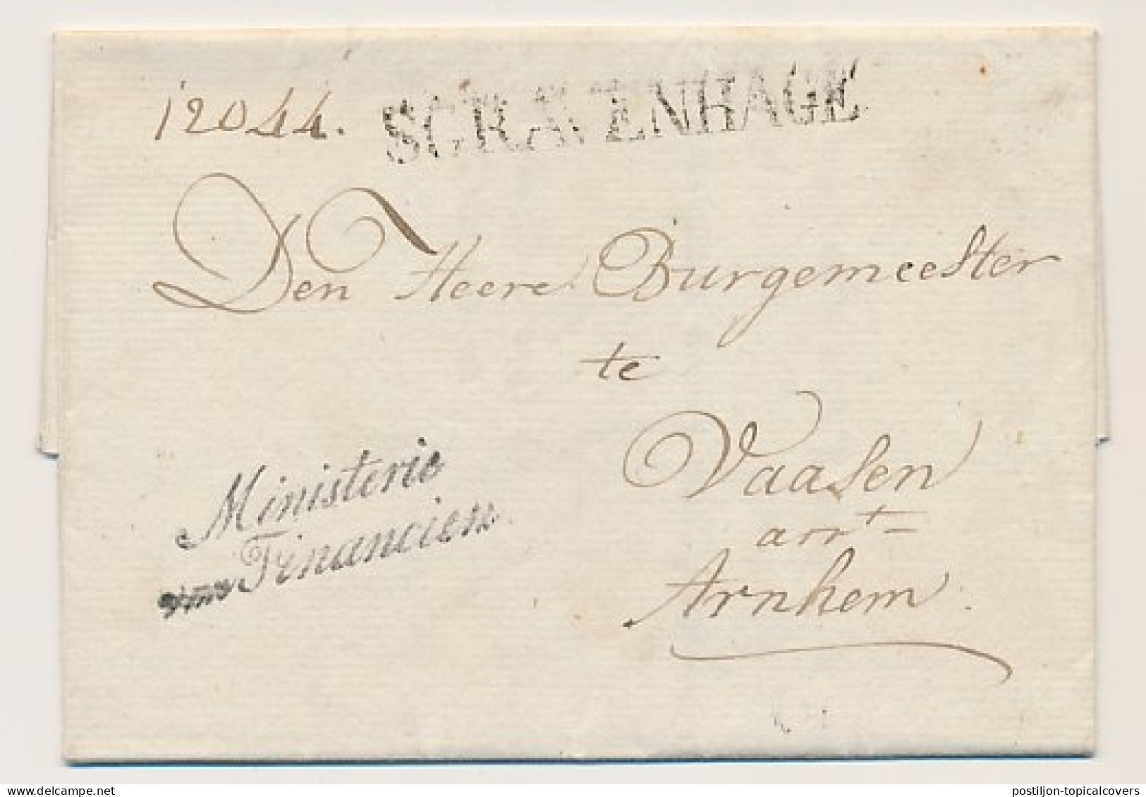 S GRAVENHAGE - Vaassen 1819 - ...-1852 Voorlopers