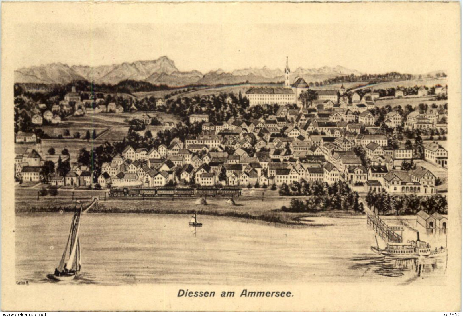 Ammersee, Diessen, - Diessen