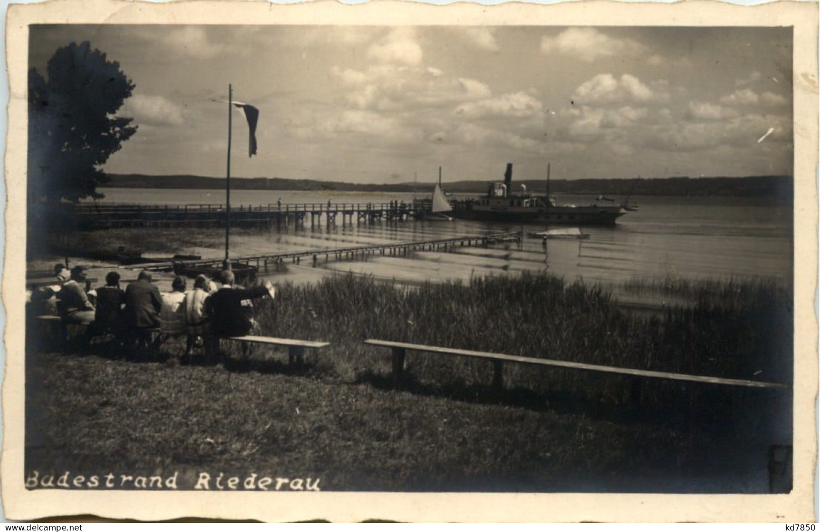 Am Ammersee, Diessen, Riederau. Badestrand - Diessen