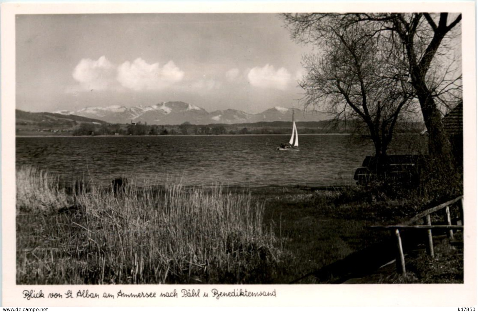 Am Ammersee, Blick Von St. Alban Nach Pöhl U. Benediktenwand - Diessen