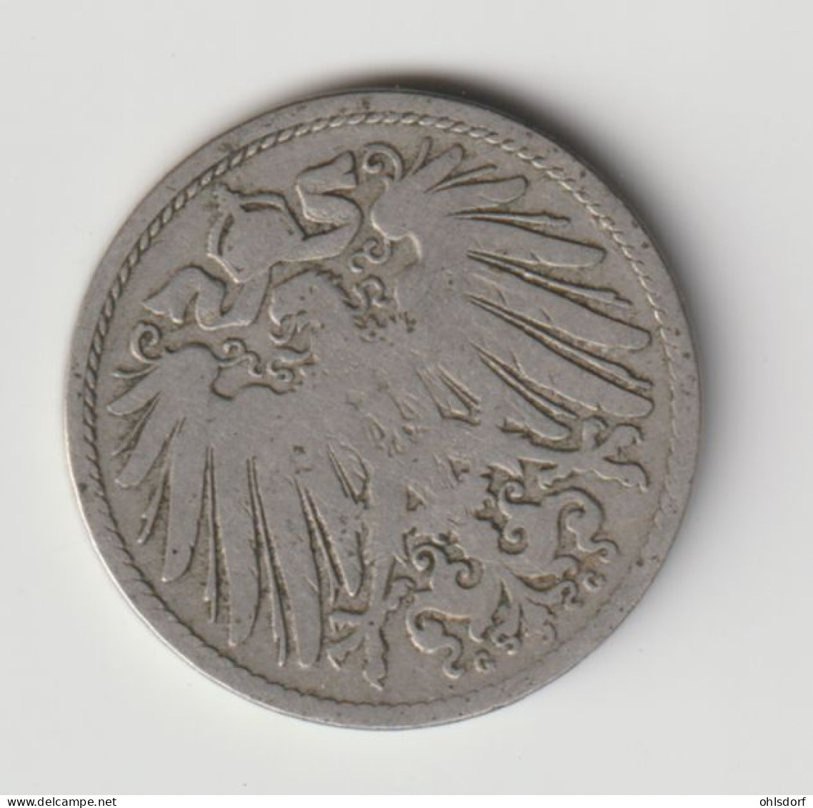 DEUTSCHES REICH 1890 G: 10 Pfennig, KM 4 - 10 Pfennig