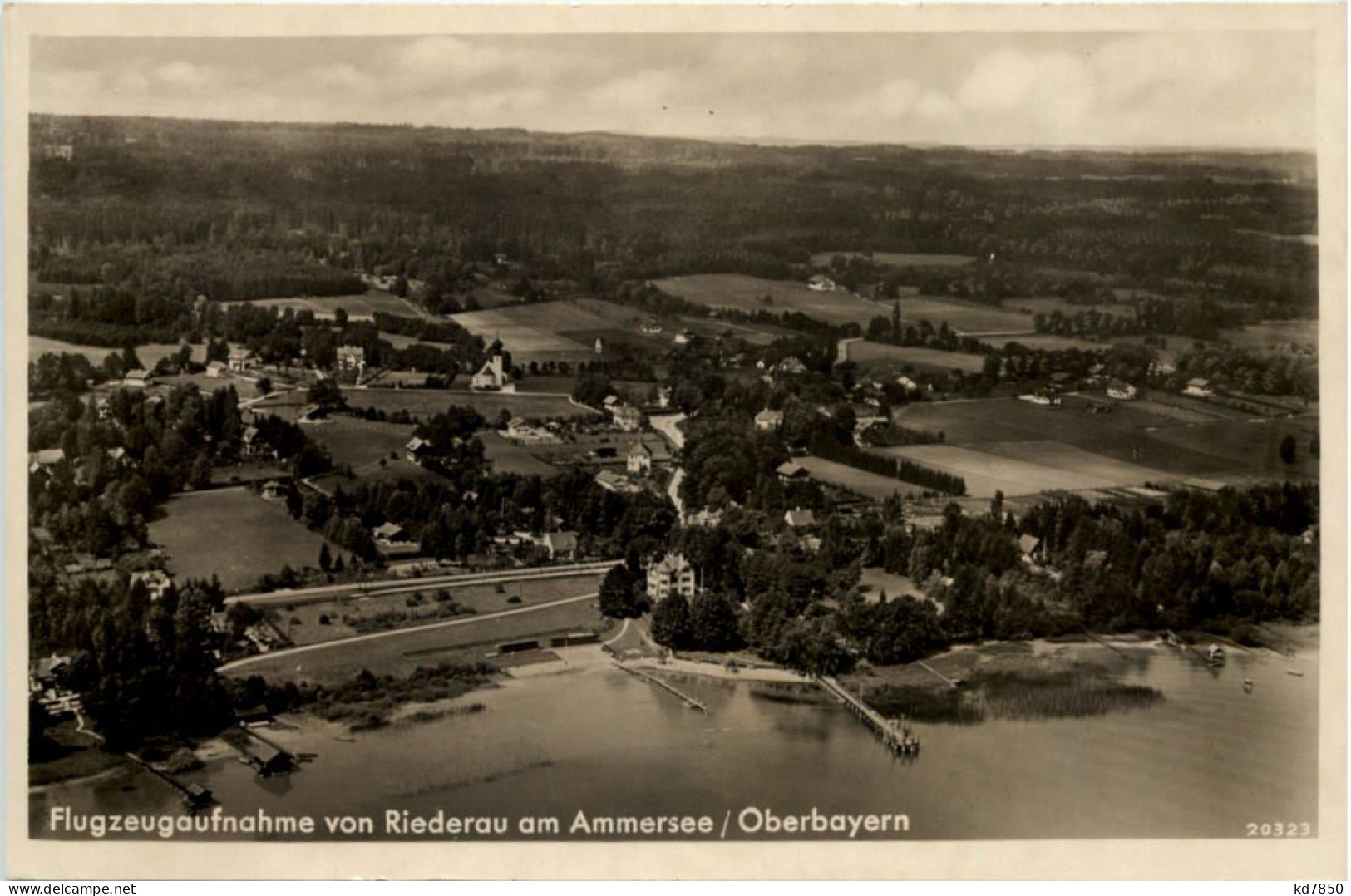 Am Ammersee, Diessen, Riederau, Flugzeugaufnahme - Diessen