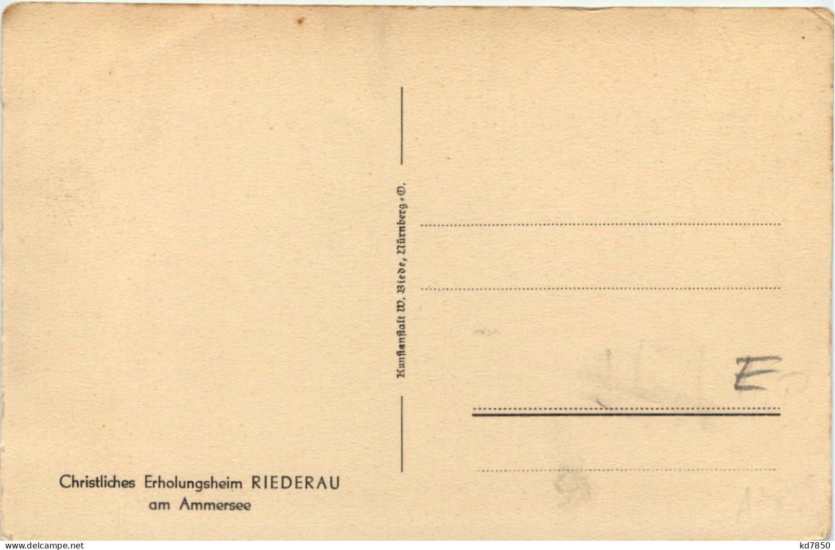 Ammersee, Diessen, Riederau, Christl.Erholungsheim - Diessen