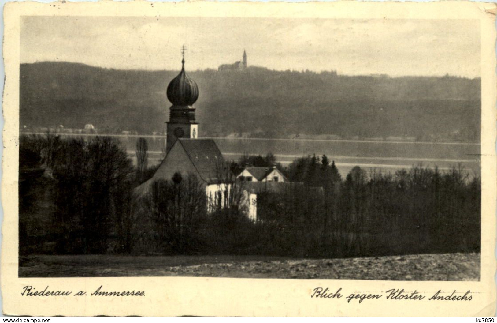 Am Ammersee, Diessen, Riederau.Blick Gegen Kloster Andechs - Diessen