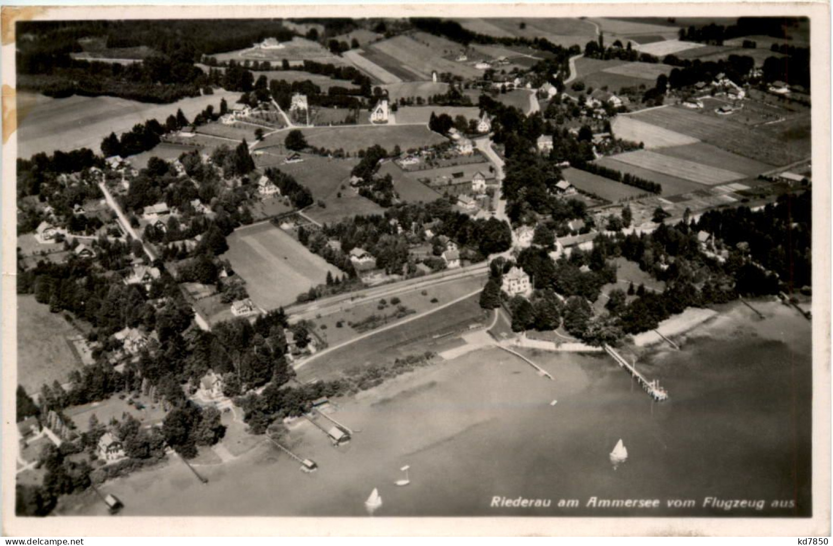 Am Ammersee, Diessen, Riederau. Vom Flugzeug Aus - Diessen