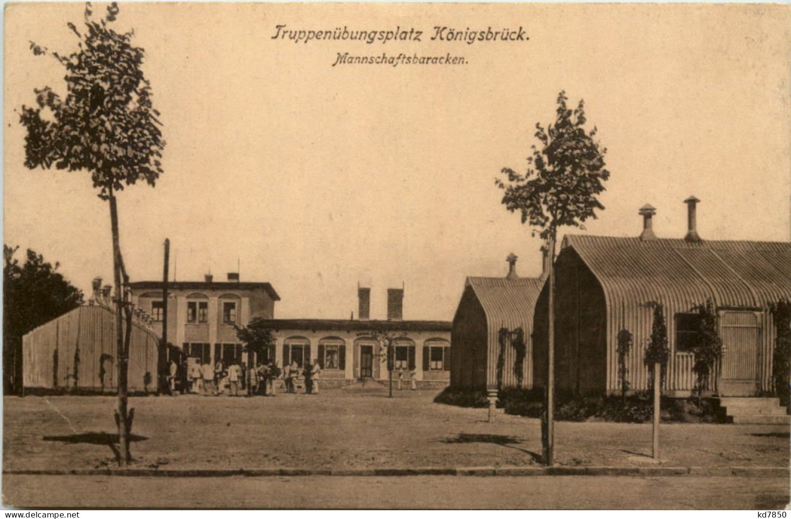 Königsbrück, Truppenübungsplatz, Mannschaftsbaracken - Koenigsbrueck