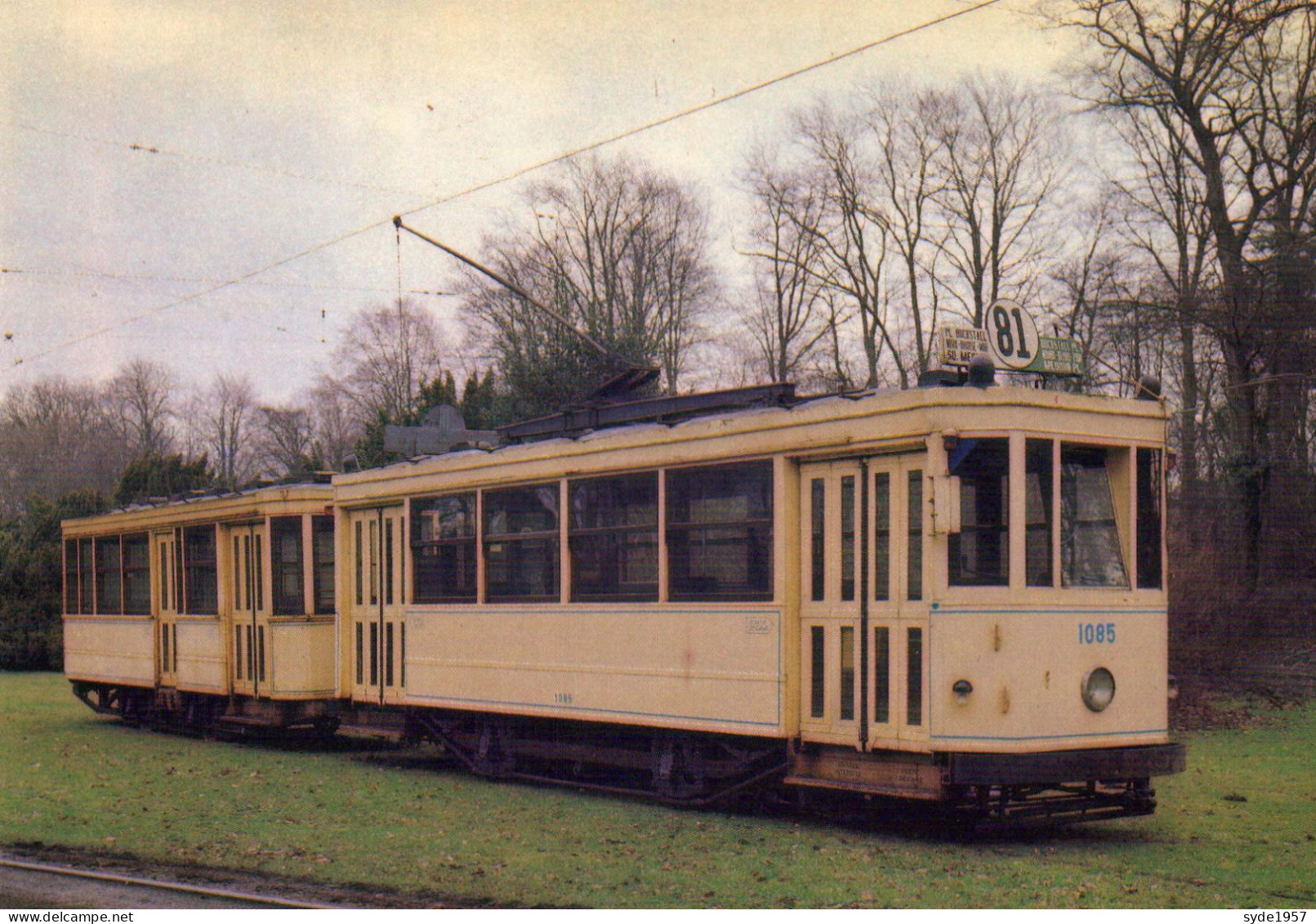 BELGIQUE - Bruxelles - Motrice Et Remorque Type "standard" (1950) - AMUTRA N° 27 - Transport Urbain En Surface