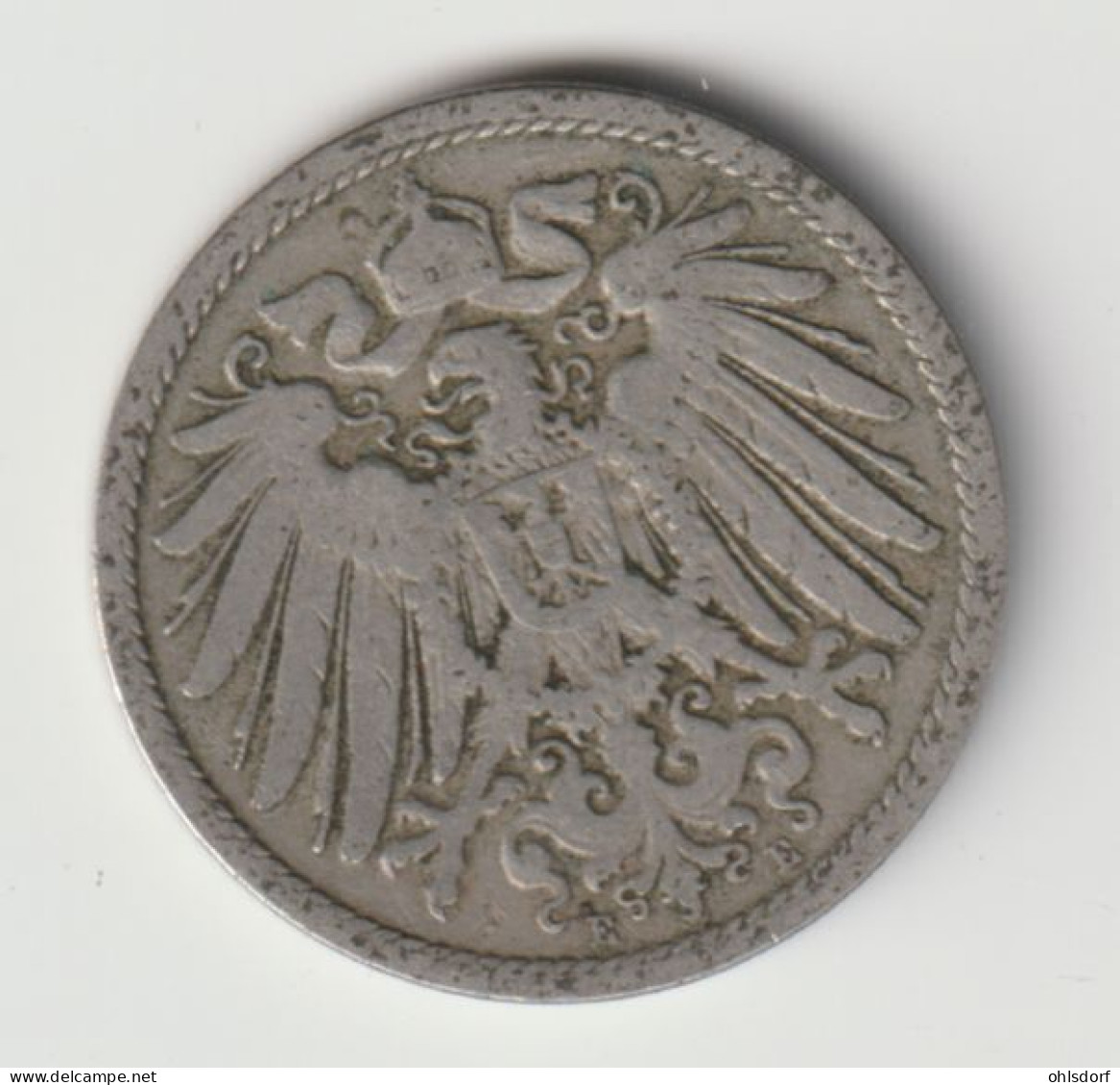 DEUTSCHES REICH 1891 E: 10 Pfennig, KM 12 - 10 Pfennig