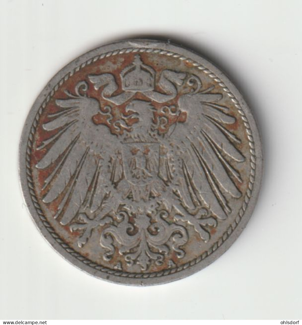 DEUTSCHES REICH 1898 A: 10 Pfennig, KM 12 - 10 Pfennig